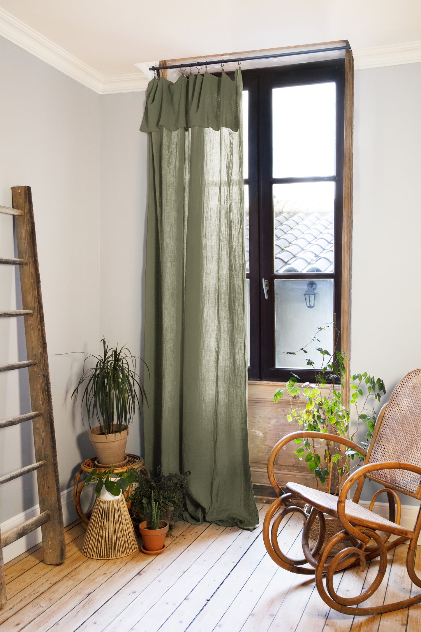 Cotton Gauze Curtain Panel