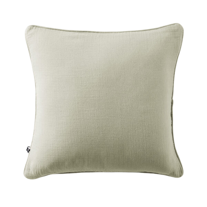 Muslin Pale Green Cushion Cover 2 Sizes