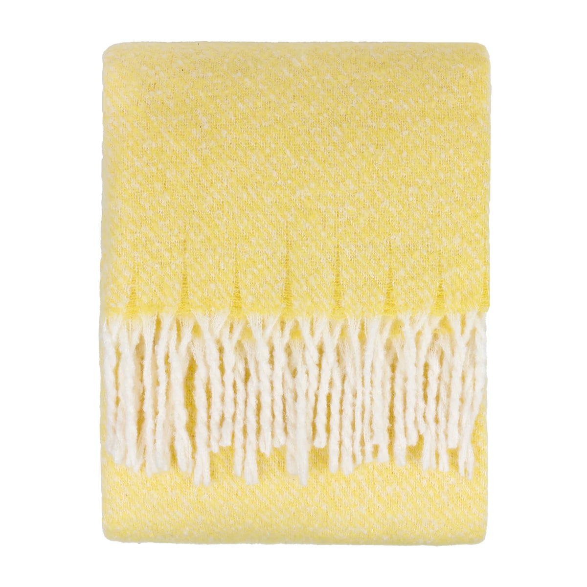 Isla Butter Fringed Blanket