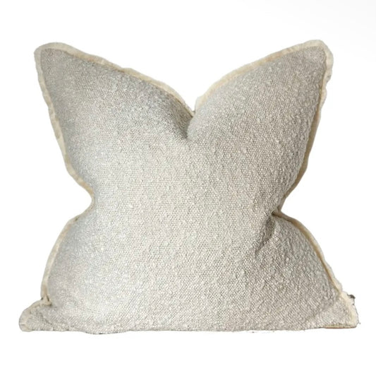 Cream Boucle Cushion 3 Sizes