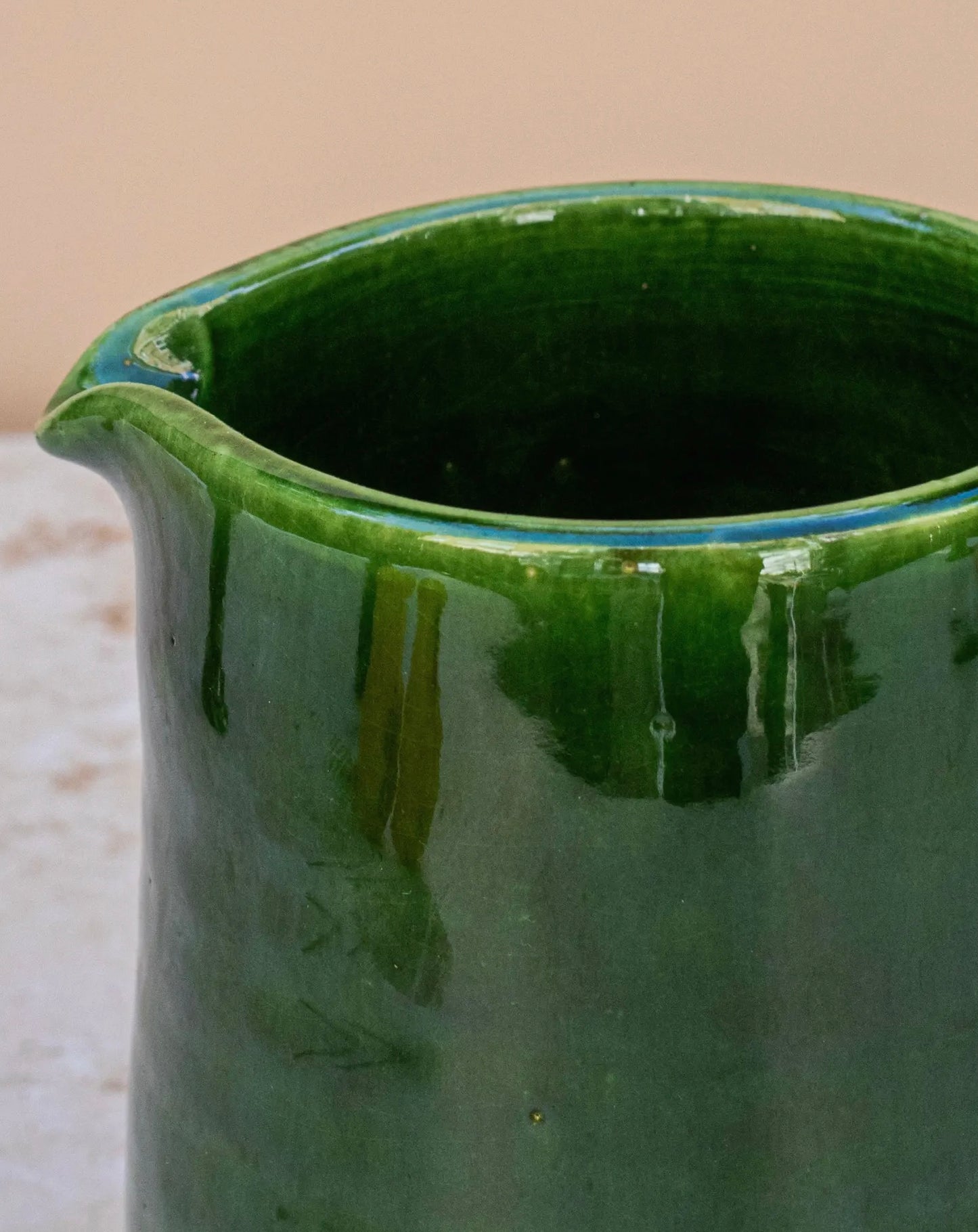 Souk Tazzeka Green Jug