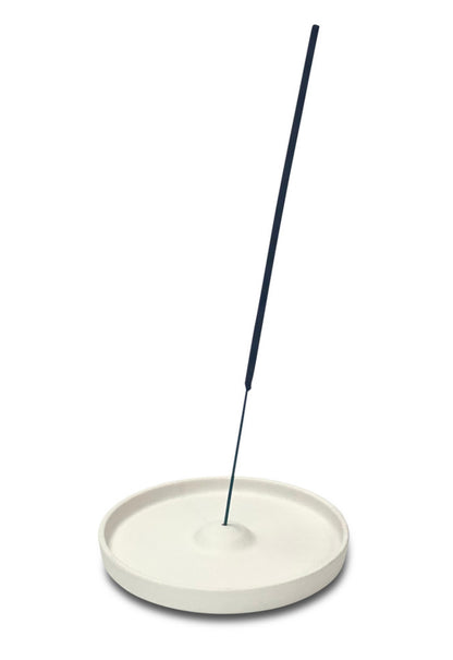 White Ceramic Incense Holder  2 Designs