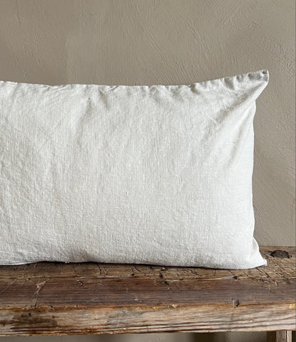 White Pure Linen Cushion 3 sizes