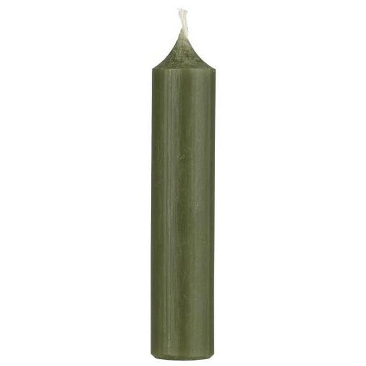 Short Dinner Candle Forest Green