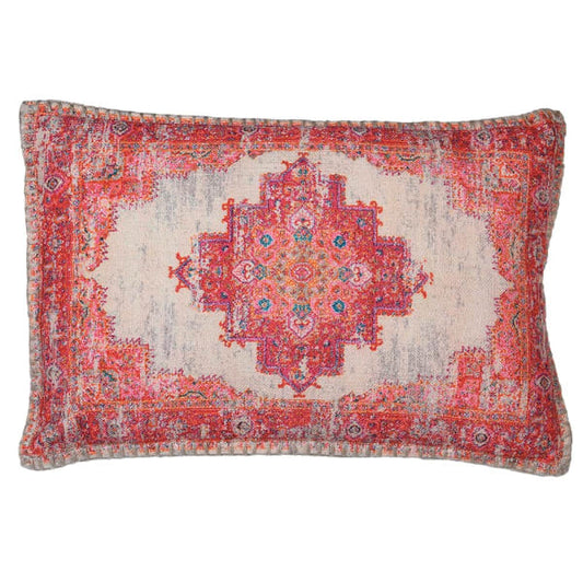 Red Aztec Cushion