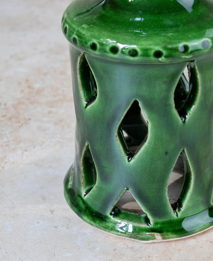 Souk Tazzeka Green Candleholder