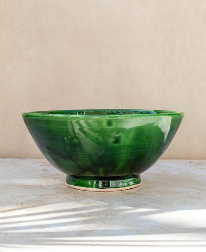 Souk Tazzeka Green Bowls  3 Sizes