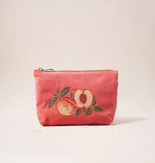 Elizabeth Scarlett Coral Summer Peach Mini Pouch