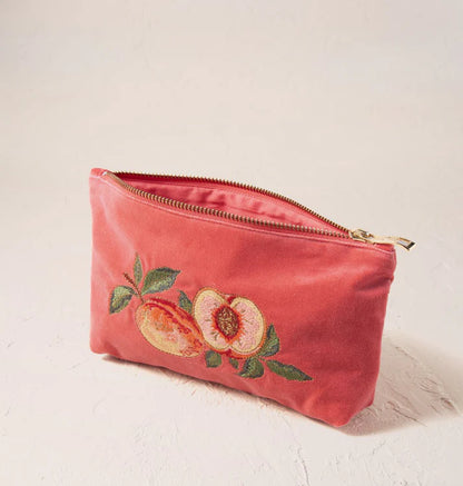 Elizabeth Scarlett Coral Summer Peach Mini Pouch