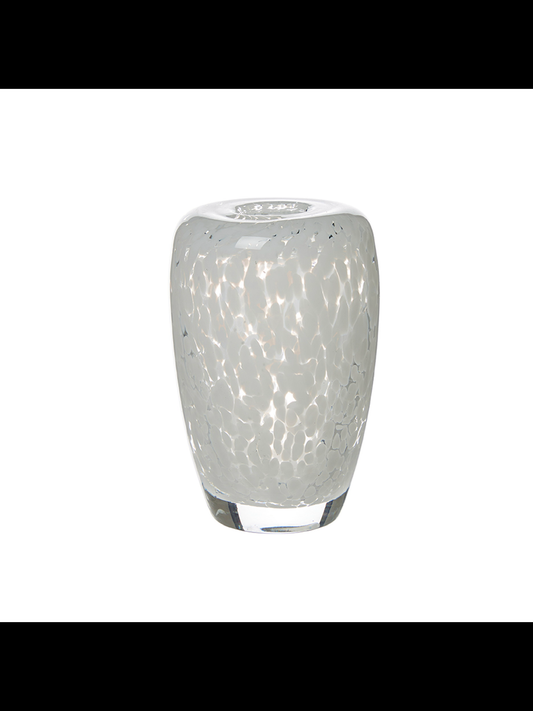 White Mini Glass Vase