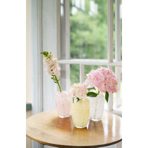 White Mini Glass Vase