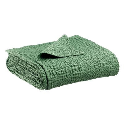 Grass Green Cotton Bedspread