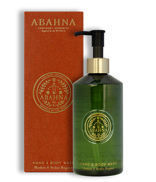 Abahna Hand & Body Wash.  Mandarin & Sicilian Bergamot