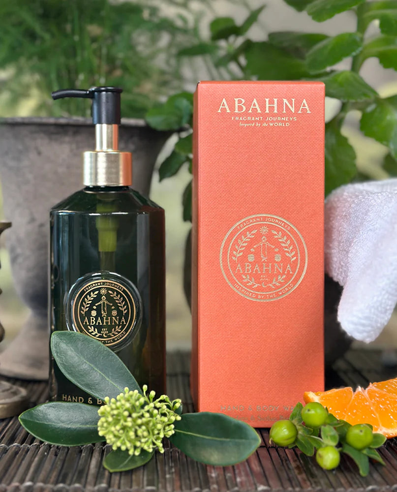 Abahna Hand & Body Wash.  Mandarin & Sicilian Bergamot