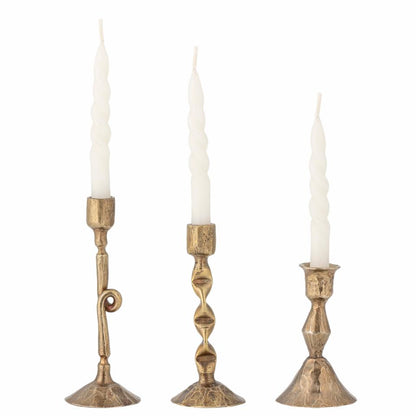 Brass Trio Candle Holders