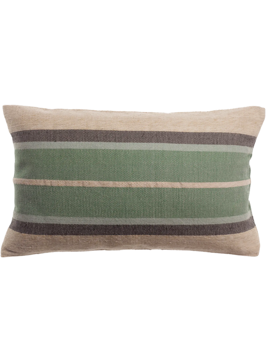 Eucalyptus Green Stripe Cushion