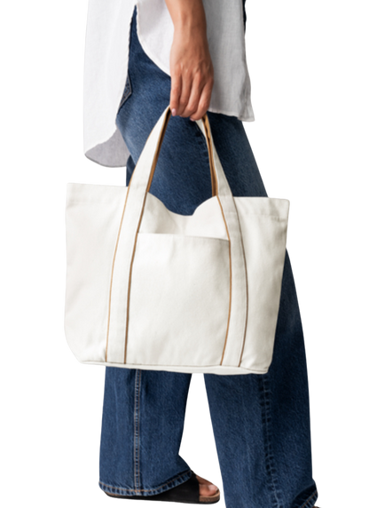 Natural Canvas Tote 2 Sizes