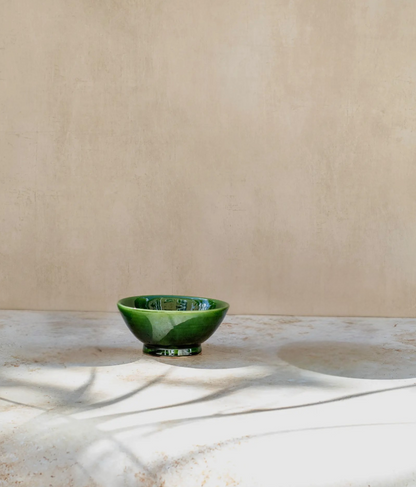 Souk Tazzeka Green Bowls  3 Sizes