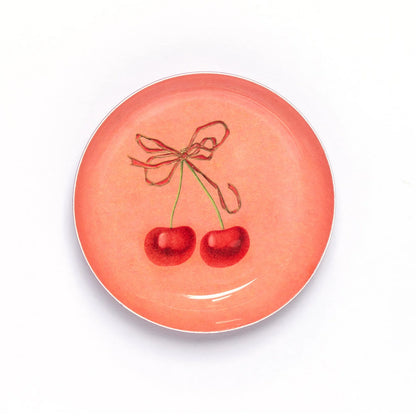 Cherries Enamel Tray