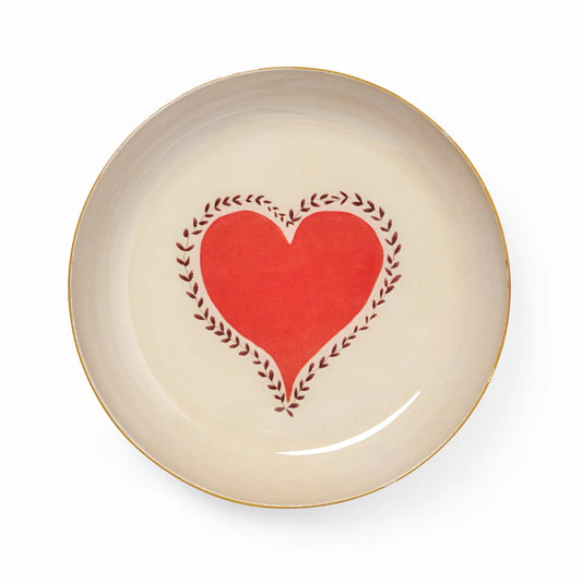 Heart Enamel Tray