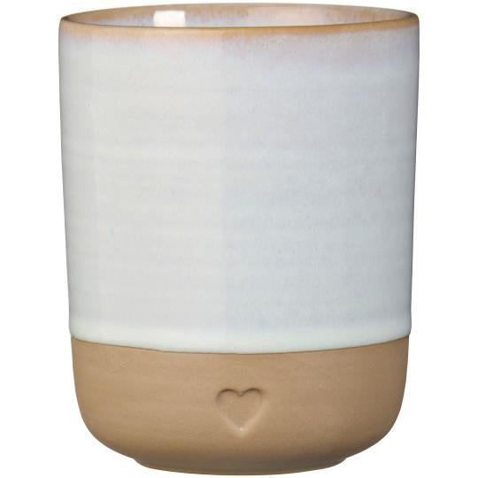 White Handmade Coffee Mug