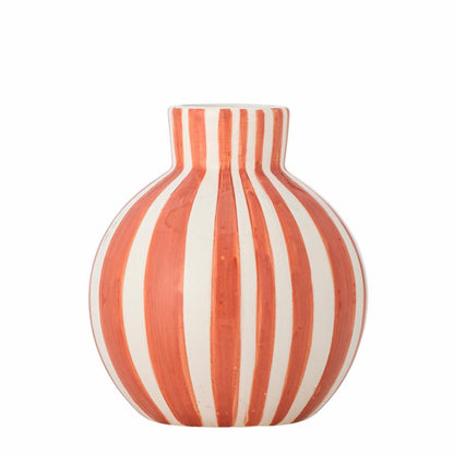 Orange Stripe Vase