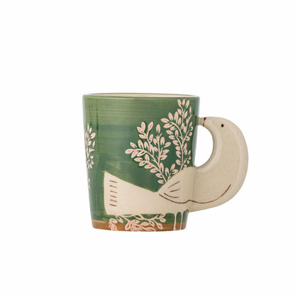 Stoneware Bird Cup 3 Colours