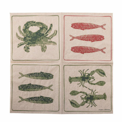 Marine Paper Napkins 16pcs