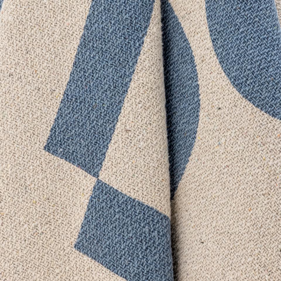 Recycled Cotton Blue Blanket