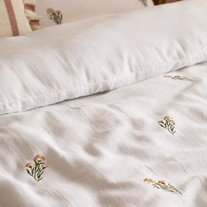 Josephine Embroidered Muslin Duvet Set