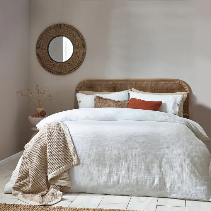 White Muslin Duvet Set