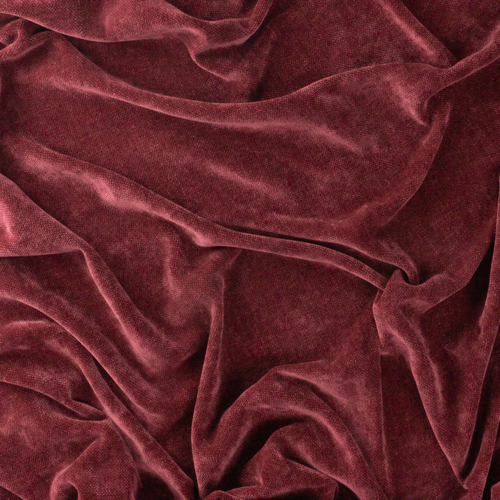 Beetroot Velvet Throw
