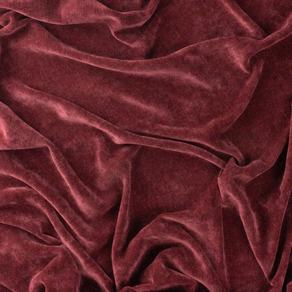 Beetroot Velvet Throw