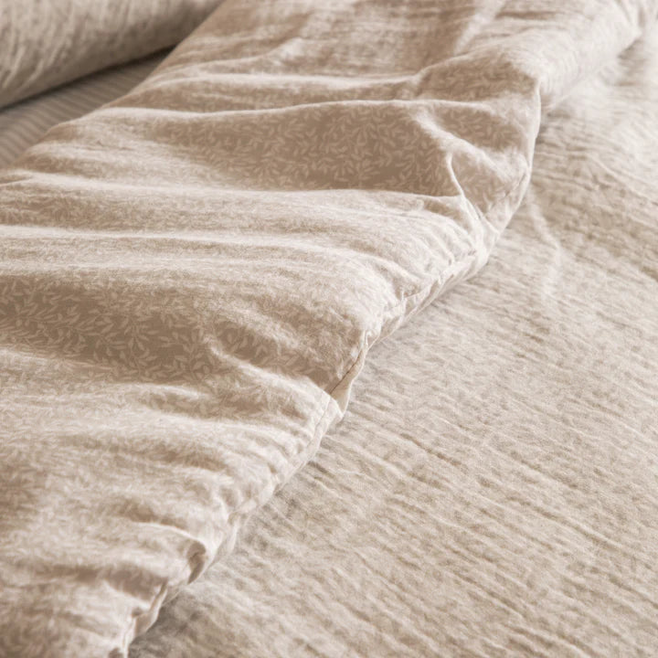Natural Twig Muslin Duvet Set