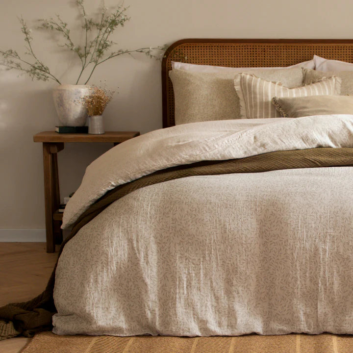 Natural Twig Muslin Duvet Set