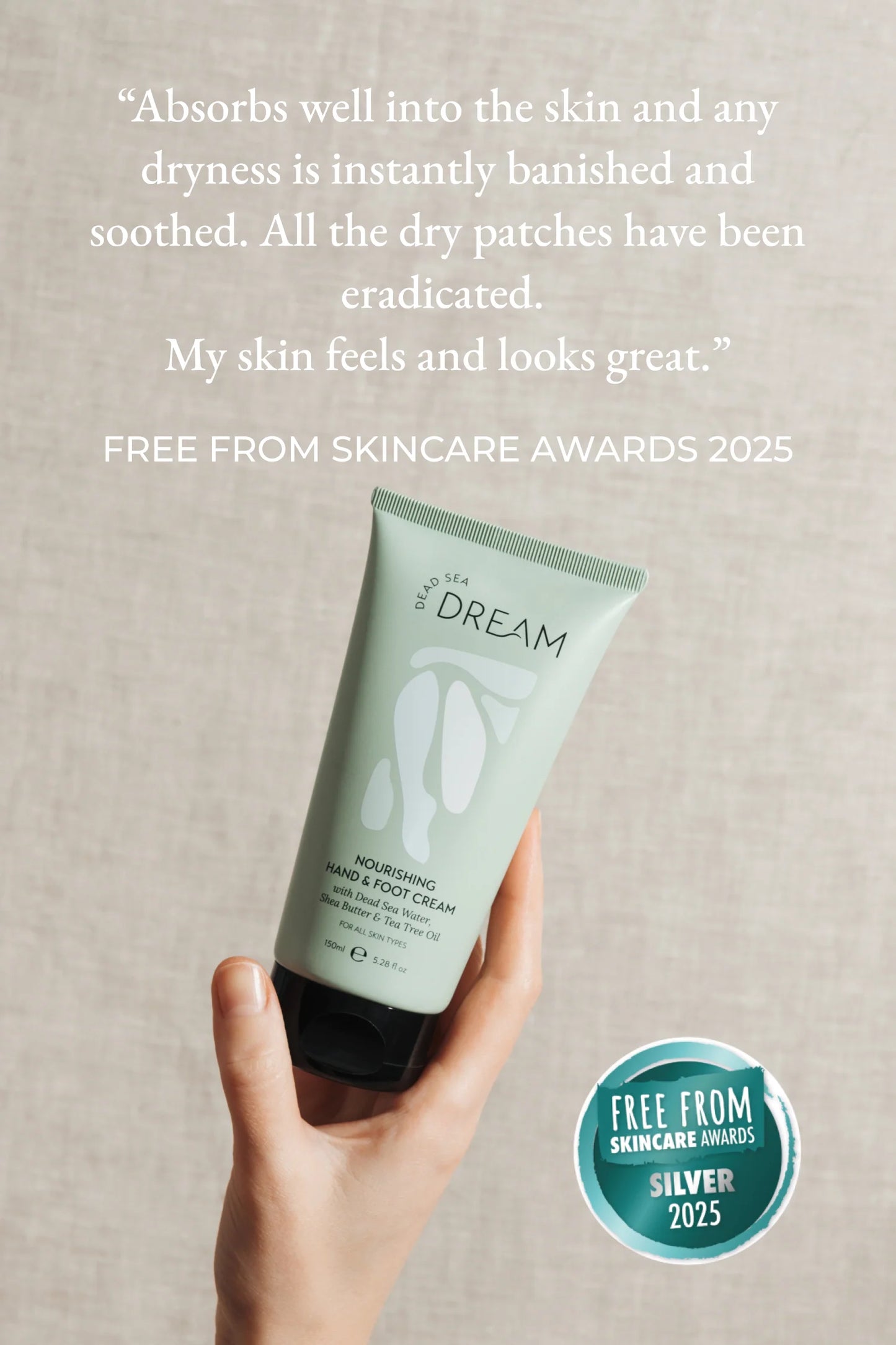 Dead Sea Dream Nourishing Hand & Foot Cream 2 Sizes
