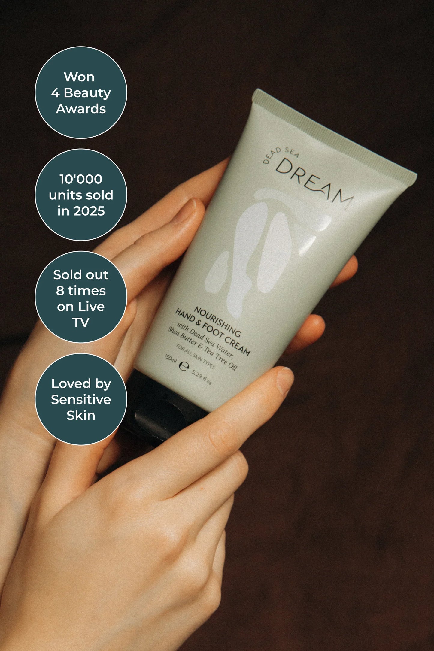 Dead Sea Dream Nourishing Hand & Foot Cream 2 Sizes