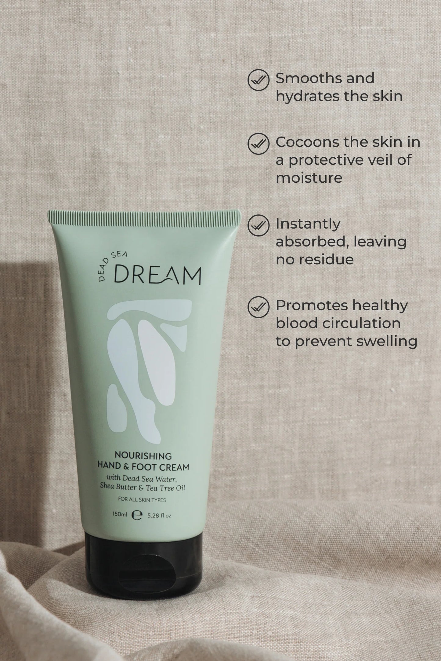 Dead Sea Dream Nourishing Hand & Foot Cream 2 Sizes