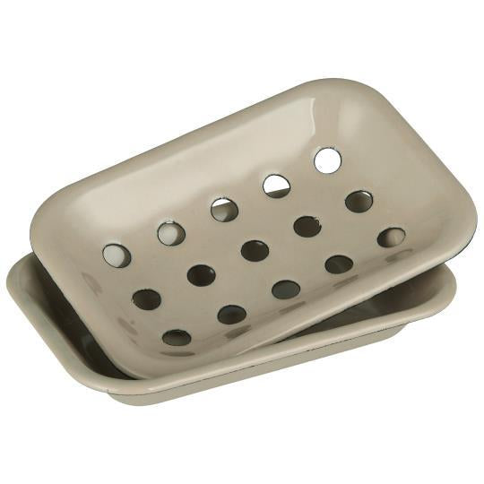 Sand Enamel Soap Dish