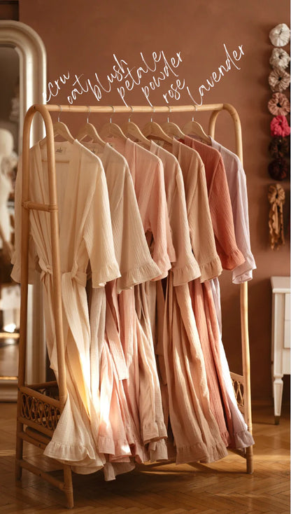 Muslin Cotton Robe 4 colours