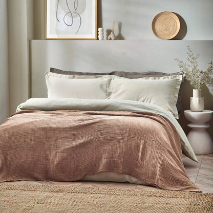 Pink Clay Muslin Cotton Linens
