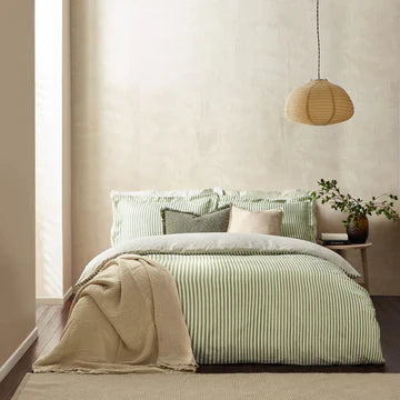 Forest Green Stripe Bedlinens