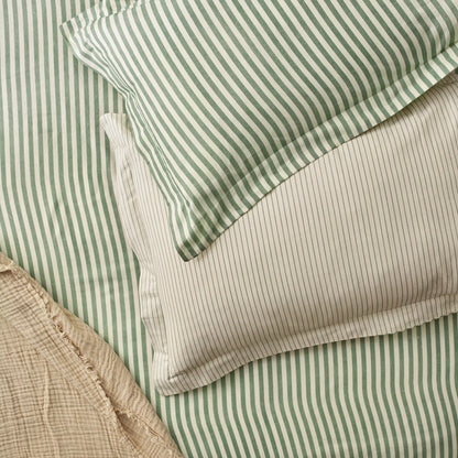 Forest Green Stripe Bedlinens