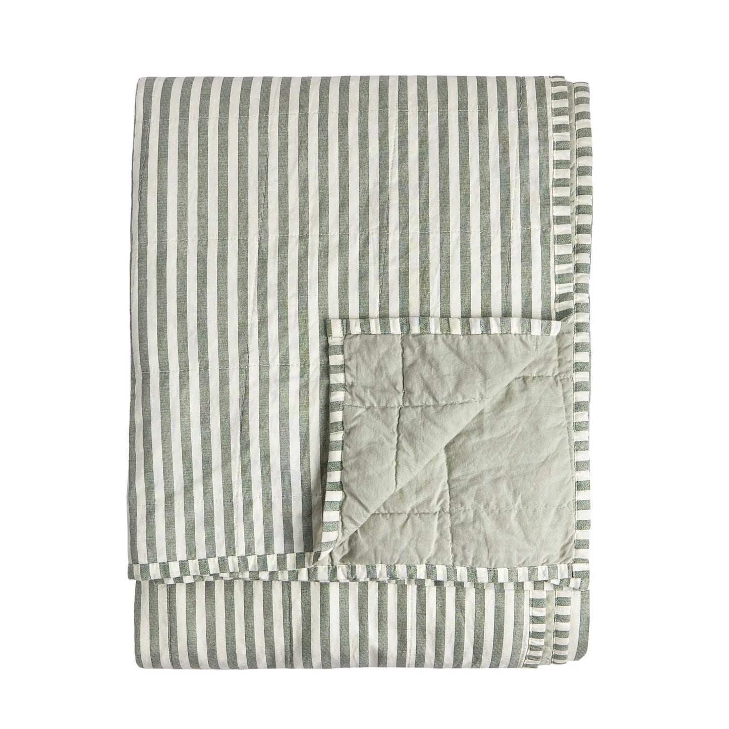 Forest Green Stripe Bedlinens