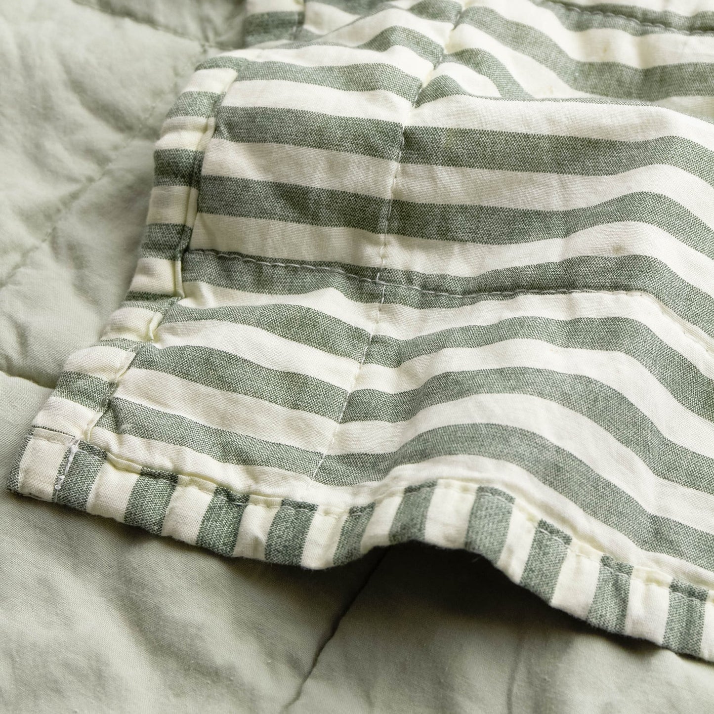 Forest Green Stripe Bedlinens