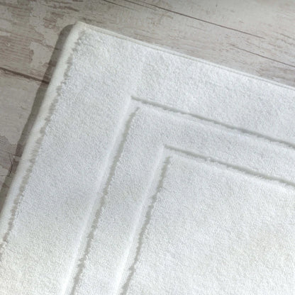 White Egyptian Cotton Bath Mat
