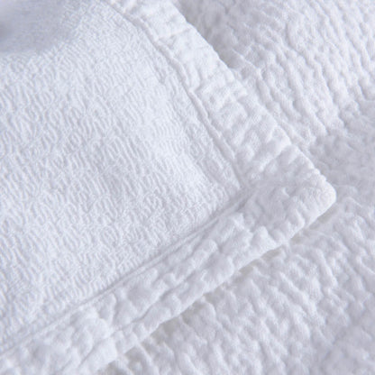 XL White Cotton Bedspread