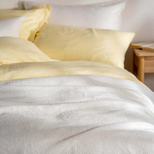 XL White Cotton Bedspread