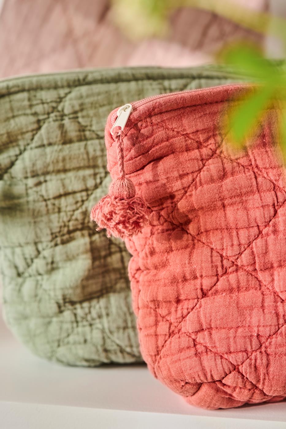 Quilted Travel Pouch 3 Colours