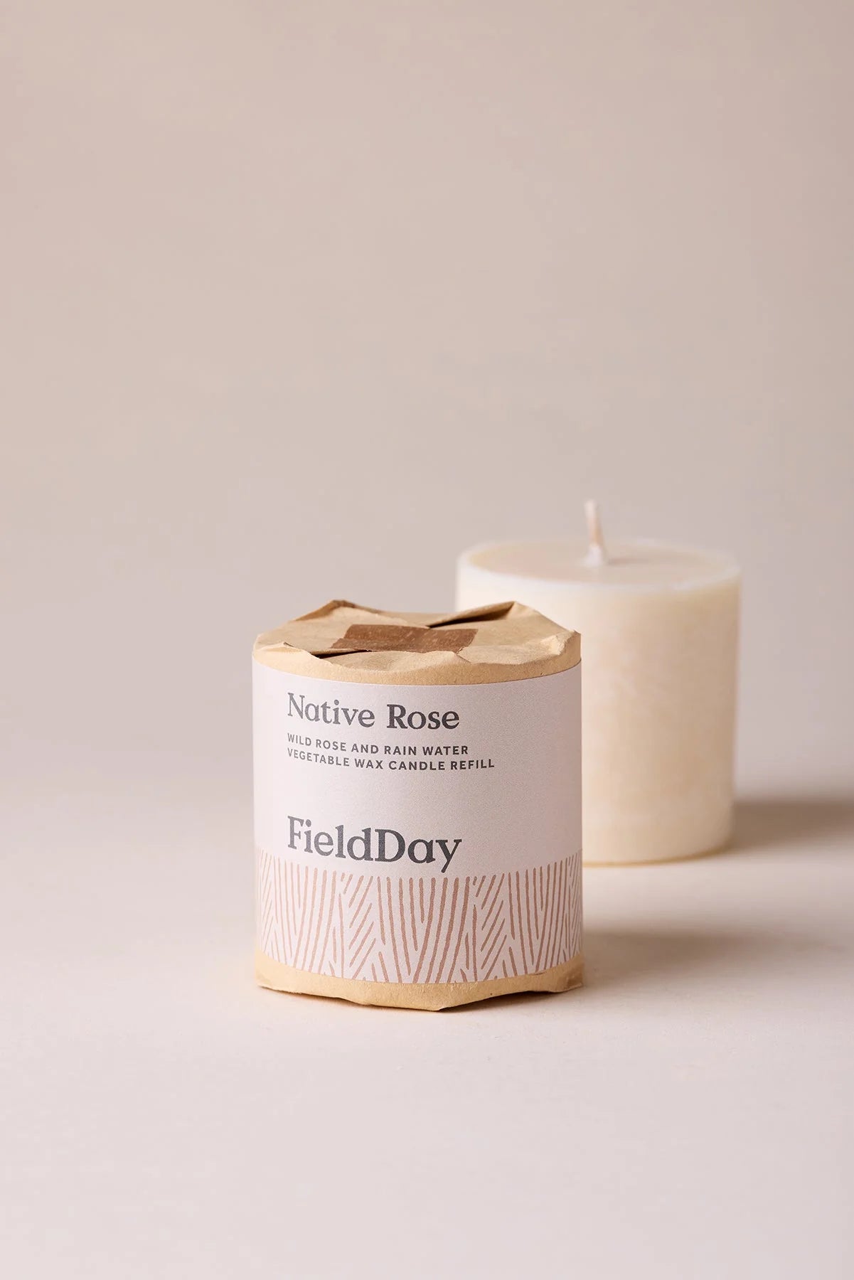 Native Rose Field Day Candle & Refil